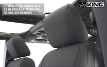 Load image into Gallery viewer, King4WD Seat Cover Jeep JK Seat Covers 12 Piece Neoprene Seat Covers Black/Black For 2007 Wrangler JK 4 Door King 4WD - 11010501