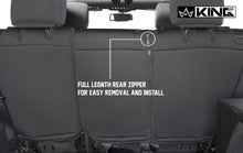 Load image into Gallery viewer, King4WD Seat Cover Jeep JK Seat Covers 12 Piece Neoprene Seat Covers Black/Black For 2007 Wrangler JK 4 Door King 4WD - 11010501