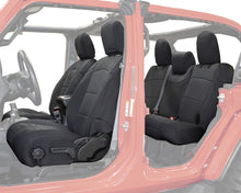 Load image into Gallery viewer, King4WD Seat Cover Jeep JL Seat Covers 13 Piece Neoprene Seat Covers Without Rear Arm Rest Black/Black For 18-20 Wrangler JL 4 Door King 4WD - 11010801