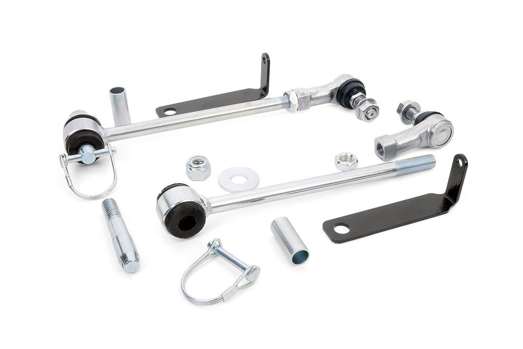 Rough Country Sway Bar Disconnect Jeep Front Sway Bar Disconnects 3-6 Inch 99-04 Grand Cherokee Rough Country - 1131