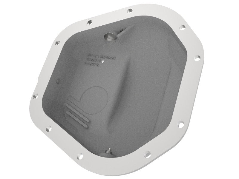 aFe Diff Covers afe Front Differential Cover (Raw; Street Series); Ford Diesel Trucks 94.5-14 V8-7.3/6.0/6.4/6.7L