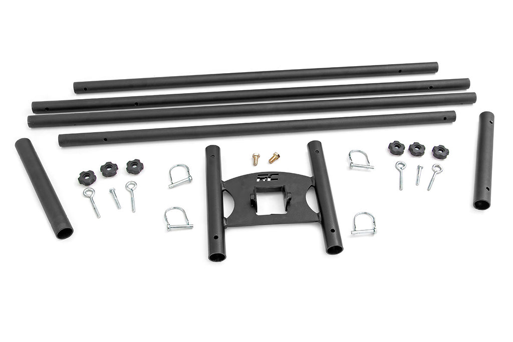 Rough Country Flag Pole Mount Flag Pole Holder for 2 Inch Hitch w/ Flag Poles Rough Country - 117504