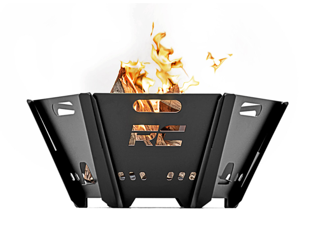 Rough Country Fire Pit Overland Collapsible Fire Pit w/Carry Bag Rough Country - 117513A