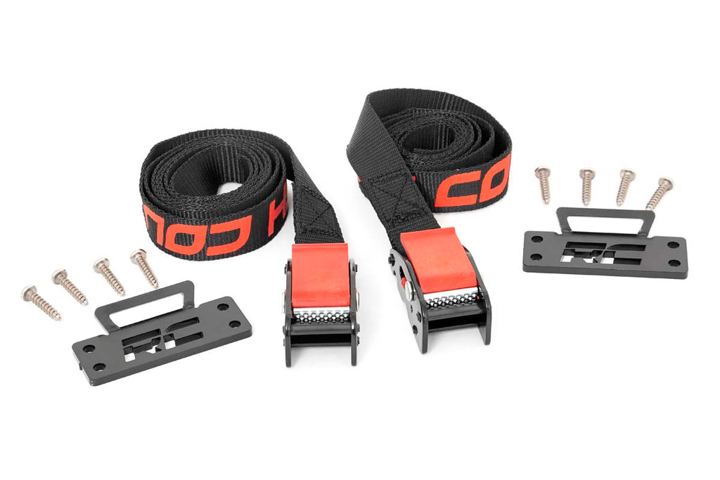 Rough Country Ratchet Tie Down Strap UTV Cooler Tie-Down Kit Rough Country - 117710