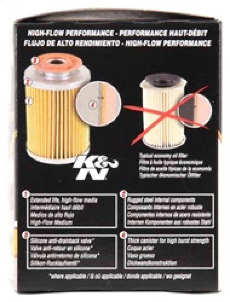 K&N Engineering Oil Filters K&N 03-09 Scion tC / 00-05 Celica GT/GT-S Performance Gold Oil Filter