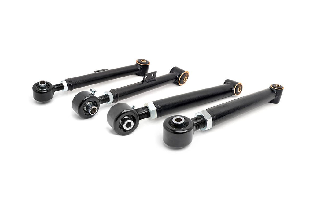 Rough Country Suspension Control Arm Jeep Adjustable Control Arms Rear Upper & Lower 93-98 Grand Cherokee ZJ 97-06 Wrangler TJ Rough Country - 11910