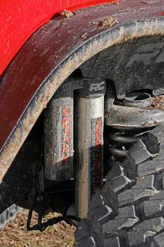 Rough Country Fender Liner Jeep Front Inner Fenders Vertex Shocks 07-18 Wrangler JK Rough Country - 1195V