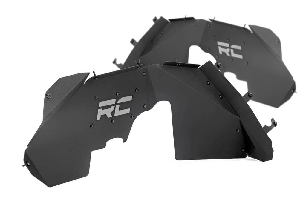 Rough Country Fender Liner Jeep Front Inner Fenders Vertex Shocks 07-18 Wrangler JK Rough Country - 1195V