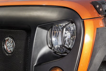 Load image into Gallery viewer, Rugged Ridge Light Covers and Guards Rugged Ridge 07-18 Jeep Wrangler JK/JKU Textured Black Elite Headlight Euro Guards