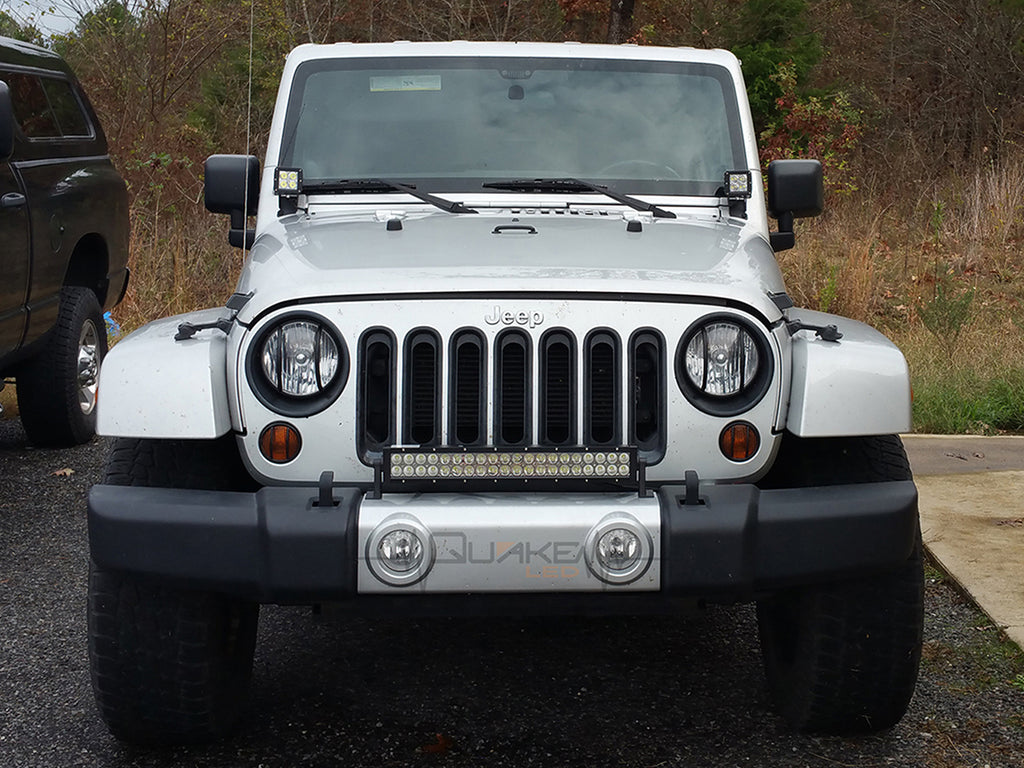 Quake LED Light Bar 22 Inch LED Light Bar Dual Row 120 Watt Combo White/Red Magma Series - QUDR006