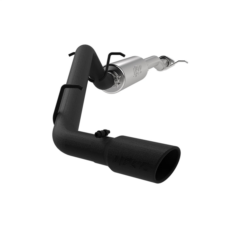 MBRP Catback MBRP 17+ Chevrolet Colorado 2.5L/3.6L 3in Cat Back Single Side Exit w/ 4in Tip - Back Coated