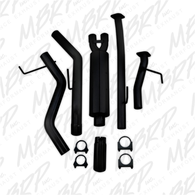 MBRP Catback MBRP 2009-2014 Toyota Tundra 5.7L EC-Std. & SB/CC-SB 3in Cat-Back Single Side AL - Black