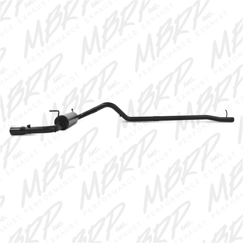 MBRP Catback MBRP 12 Jeep Wrangler/ Rubicon 3.6L Cat Back Single Rear Exit Black Exhaust