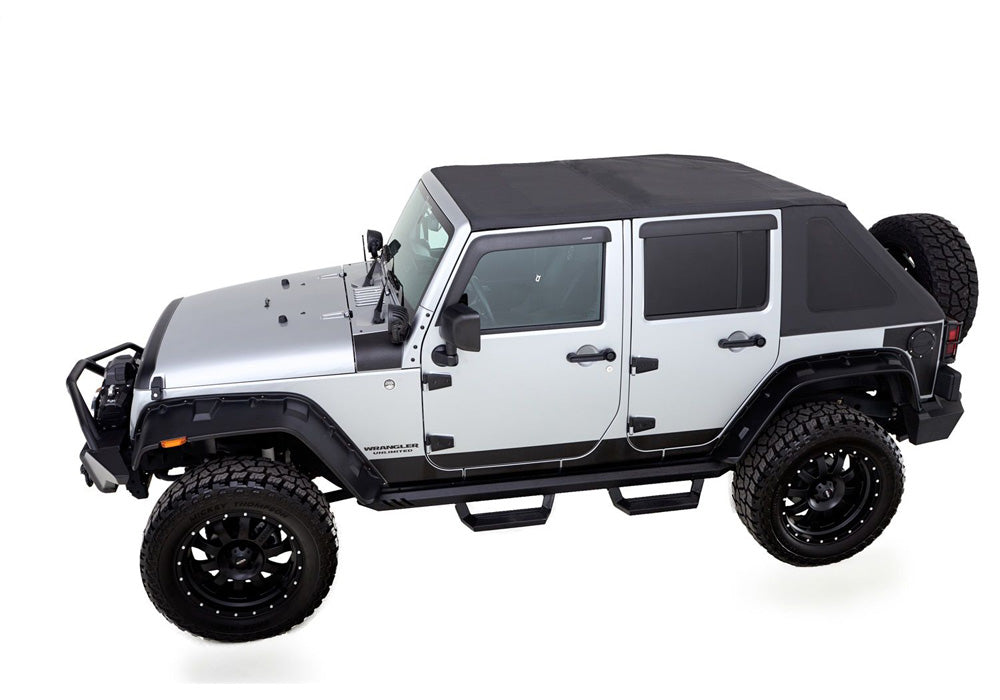 Rampage Soft Top TrailView Fastback with Fold-back Sunroof - 139835