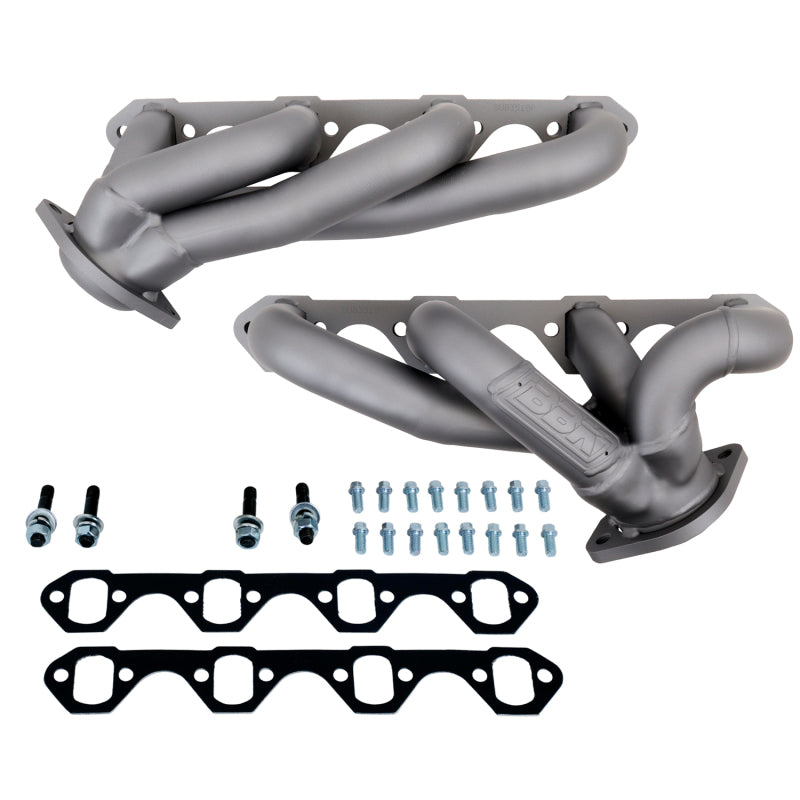 BBK Headers & Manifolds BBK 87-95 Ford F150 Truck 5.0 302 Shorty Unequal Length Exhaust Headers - 1-5/8 Titanium Ceramic