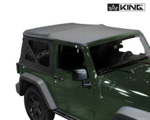 Load image into Gallery viewer, King4WD Soft Tops Jeep JK Replacement Soft Top Tinted Windows For 07-09 Wrangler JK 2 Door Black Diamond King 4WD - 14010335