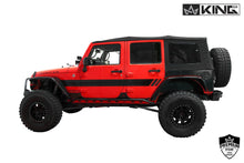 Load image into Gallery viewer, King4WD Soft Tops Jeep JK Replacement Soft Top Tinted Windows For 07-09 Wrangler JK 4 Door Black Diamond King 4WD - 14010435
