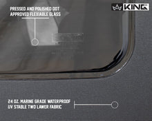 Load image into Gallery viewer, King4WD Soft Tops Jeep JK Replacement Soft Top Tinted Windows For 10-18 Wrangler JK 2 Door Black Diamond King 4WD - 14010535