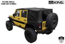 Load image into Gallery viewer, King4WD Soft Tops Jeep JK Replacement Soft Top Tinted Windows For 10-18 Wrangler JK 4 Door Black Diamond King 4WD - 14010635