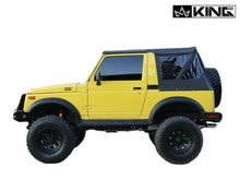 Load image into Gallery viewer, King4WD Soft Tops Samurai Replacement Soft Top Tinted Windows For 86-94 Suzuki Samurai Black Diamond King 4WD - 14011035