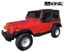 Load image into Gallery viewer, King4WD Soft Tops Jeep YJ Replacement Soft Top Tinted Windows For 87-95 Wrangler YJ Black Diamond King 4WD - 14011235