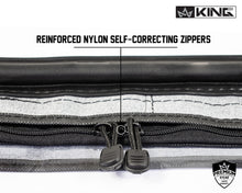 Load image into Gallery viewer, King4WD Half Doors Jeep TJ Half Door Uppers Replacement Soft Upper Doors For 97-06 Wrangler TJ Black Pair King 4WD - 14019935