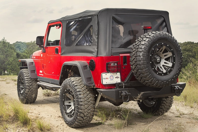 Rugged Ridge Fender Flares Rugged Ridge Hurricane Fender Flare Kit 97-06 Jeep Wrangler TJ