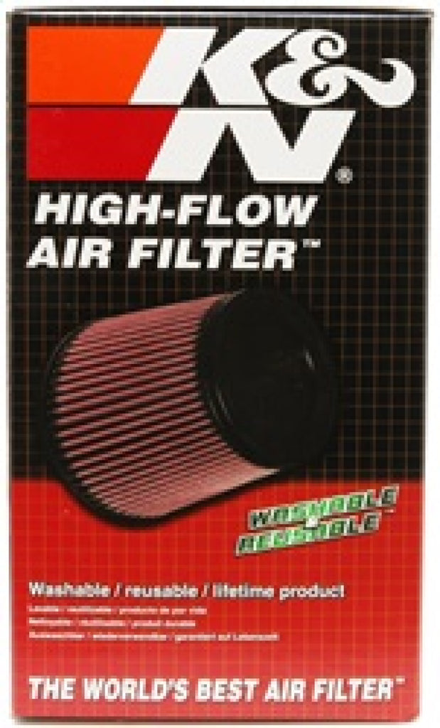 K&N Engineering Air Filters - Universal Fit K&N Universal Clamp-On Air Filter 5in FLG / 6-1/2in B / 4-3/8in T / 8-3/4in H