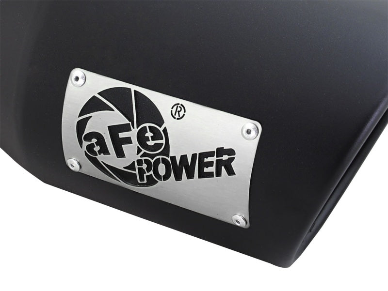 aFe Catback aFe Diesel Exhaust Tip Bolt On Black 4in Inlex x 6in Outlet x 12in
