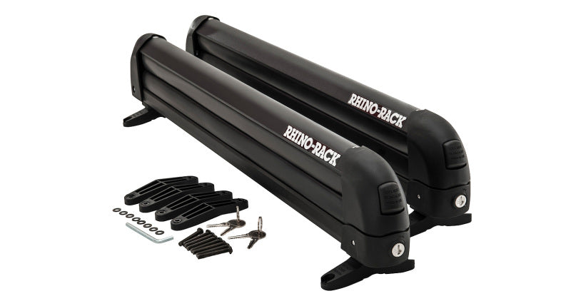 Rhino-Rack Winter Sport Racks Rhino-Rack Universal Ski/Snowboard Carrier - Fits 6 Pairs of Skis or 4 Snowboards - Black