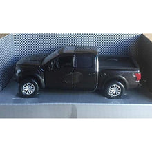 Load image into Gallery viewer, Motormax Motor Max American Legends Pull Back and Go 2017 Ford F-150 Raptor 4 1/2 Inches Long , Pick Up Truck Metallic Black