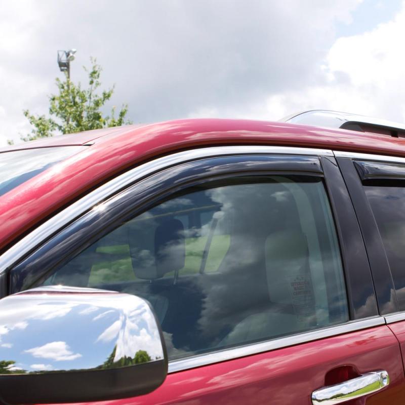 AVS Wind Deflectors AVS 11-18 Ford Explorer Ventvisor In-Channel Front & Rear Window Deflectors 4pc - Smoke