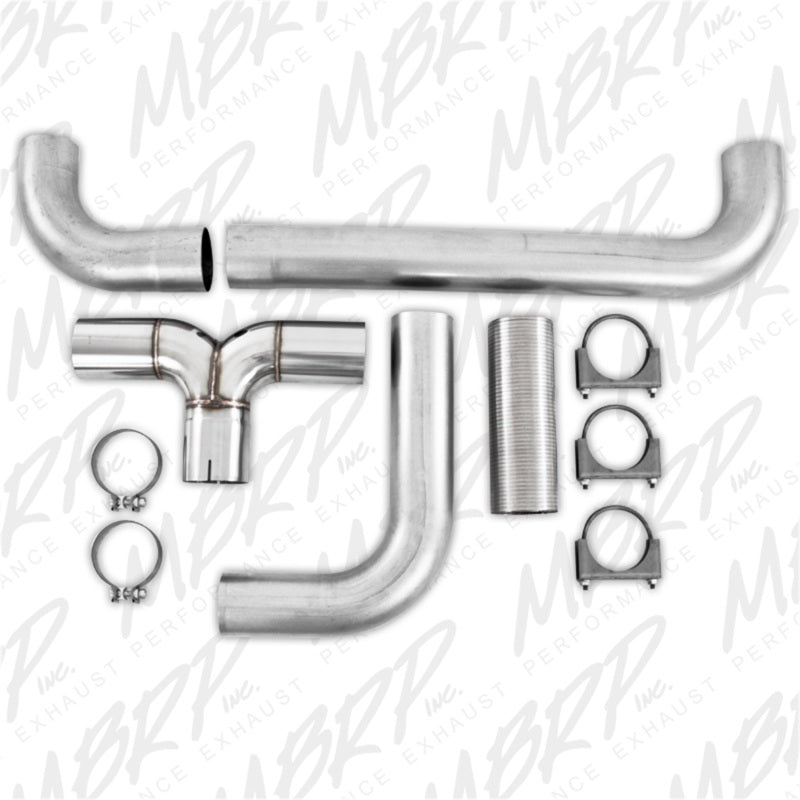 MBRP Resonators MBRP Universal Full size Pickup T pipe kit AL