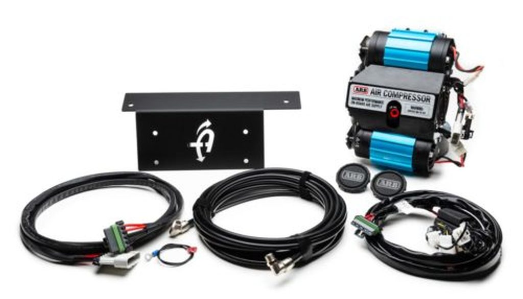 Up Down Air Air Compressor Bracket Jeep JK/JL Air Compressor Bracket And Hardware For JK And JL Cargo Area for ARB Dual Air Air Compressor Black UP Down Air - 169-1819