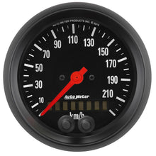 Load image into Gallery viewer, AutoMeter Gauges Autometer Z Series 3-3/8in 0-225KM/H (GPS) Speedometer Gauge