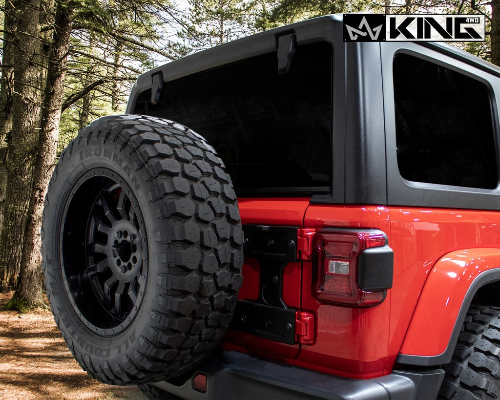 King4WD Tire Carriers Jeep JL Tire Carrier For 18-Pres Wrangler JL 2/4 Door Baumer Heavy Duty Tire Carrier King 4WD - 17050301