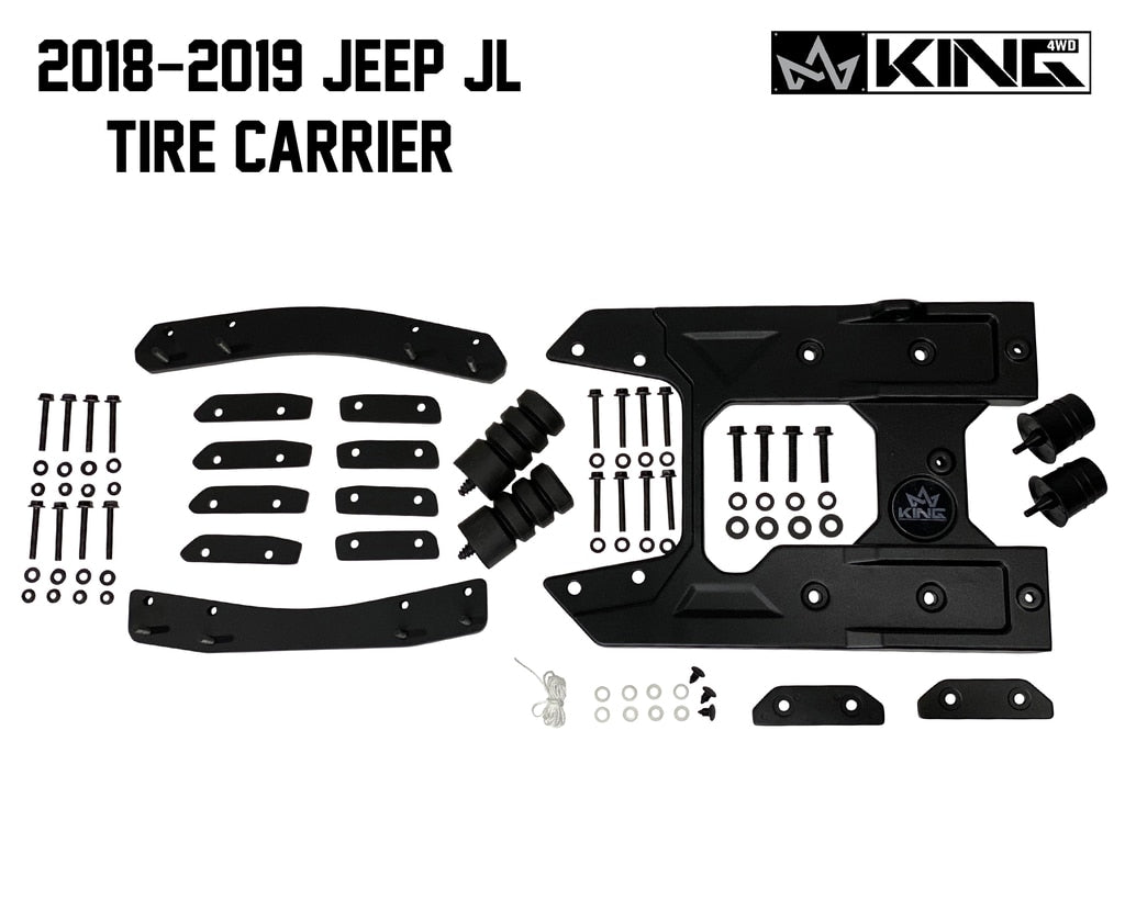 King4WD Tire Carriers Jeep JL Tire Carrier For 18-Pres Wrangler JL 2/4 Door Baumer Heavy Duty Tire Carrier King 4WD - 17050301