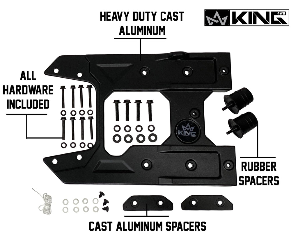 King4WD Tire Carriers Jeep JL Tire Carrier For 18-Pres Wrangler JL 2/4 Door Baumer Heavy Duty Tire Carrier King 4WD - 17050301