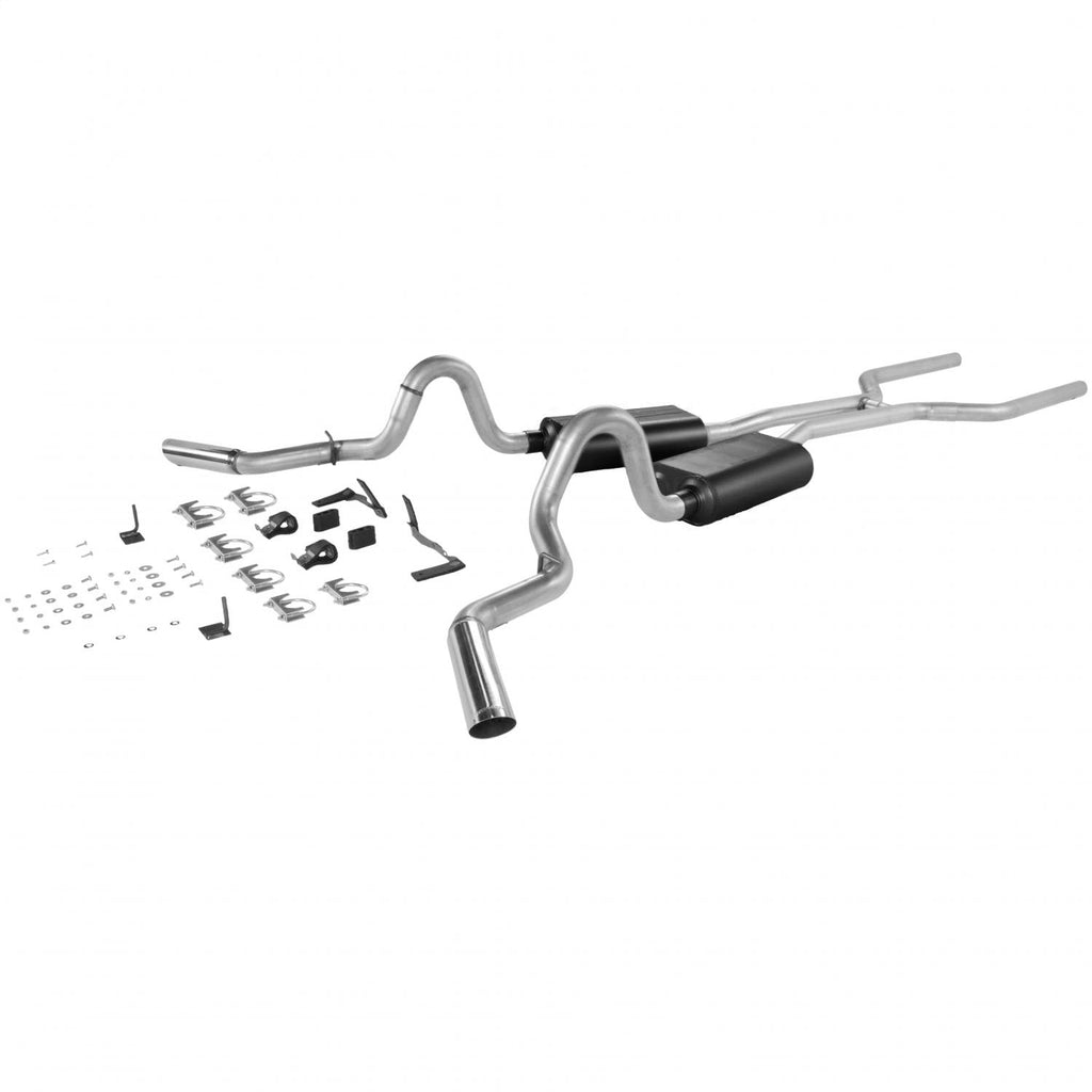 Flowmaster Exhaust System Kit American Thunder Header Back Exhaust System - 17120