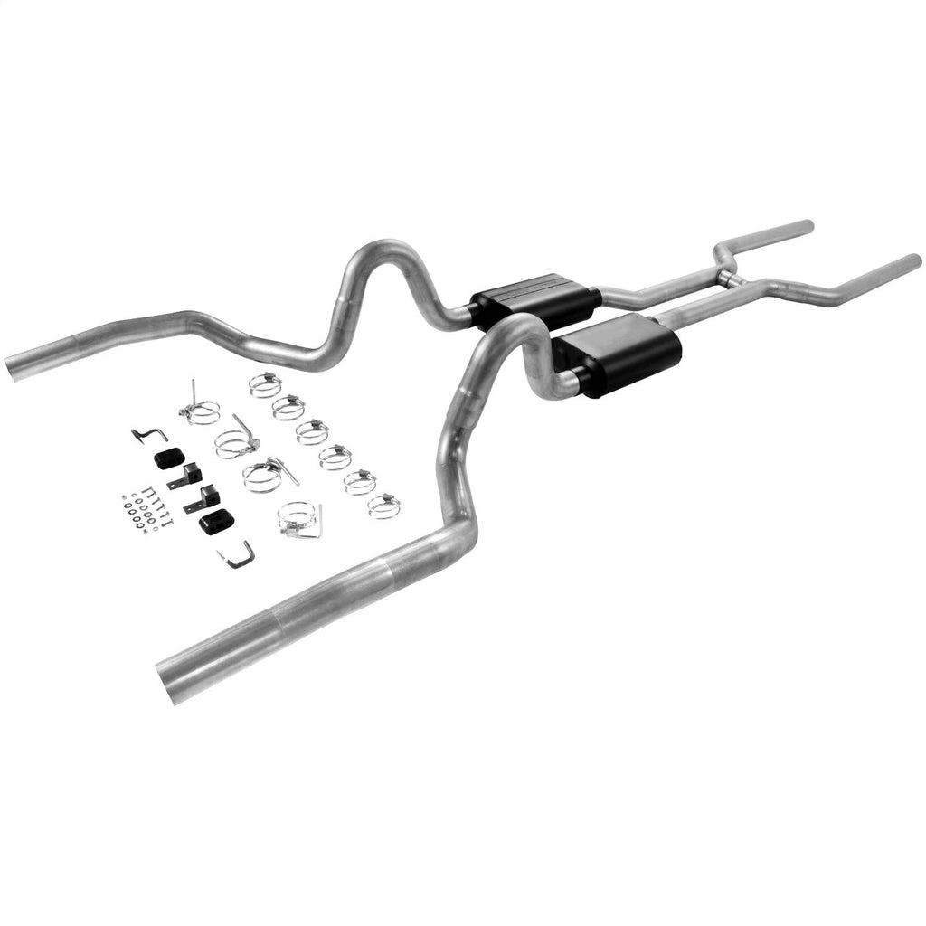 Flowmaster Exhaust System Kit American Thunder Header Back Exhaust System - 17200