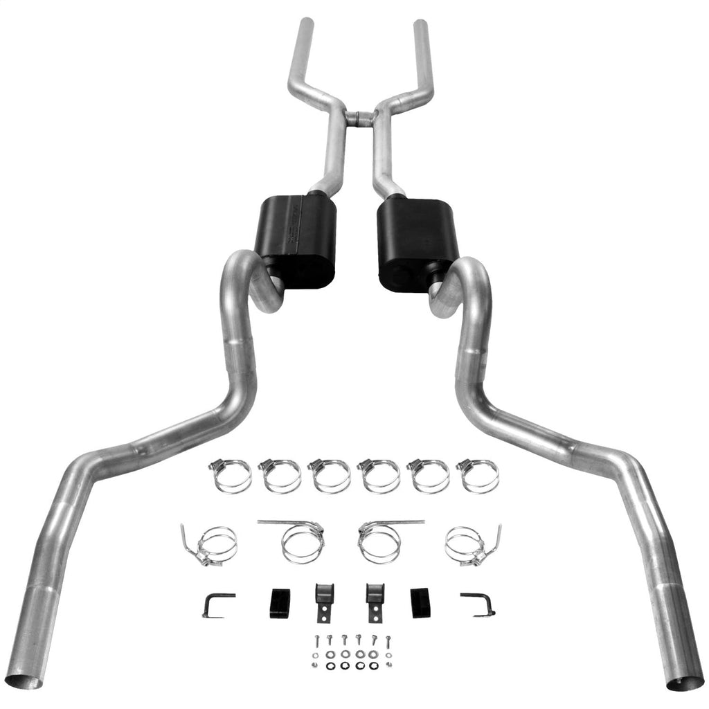 Flowmaster Exhaust System Kit American Thunder Header Back Exhaust System - 817200