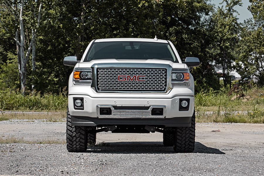 Rough Country Lift Kits 7 Inch GMC Suspension Lift Kit 14-18 Sierra 1500 Denal 4WD w/MagneRide Steel Rough Country - 17800
