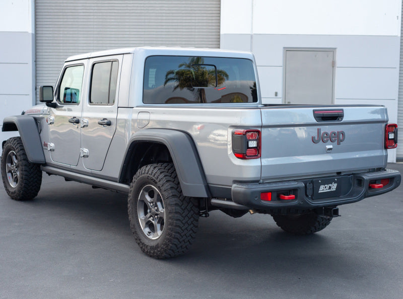 Borla Catback Borla 2020 Jeep Gladiator JT 3.6L V6 AWD 2.75in Touring Climber Turndown Tip