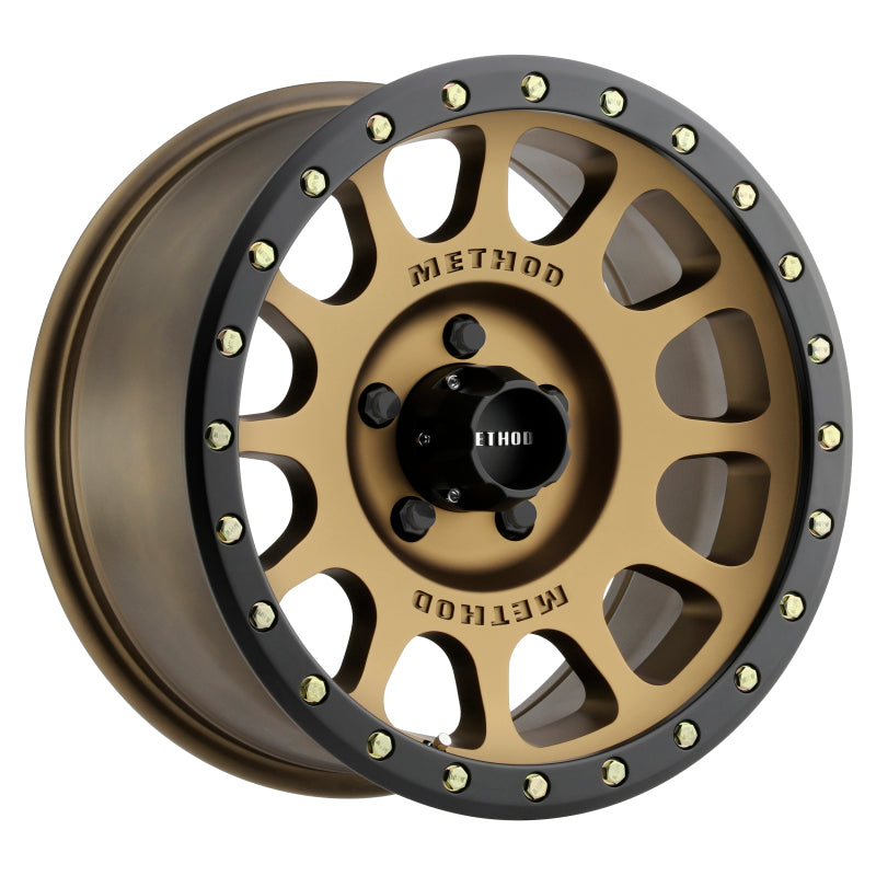 Method Wheels Wheels - Cast Method MR305 NV 17x8.5 0mm Offset 5x5.5 108mm CB Method Bronze/Black Street Loc Wheel