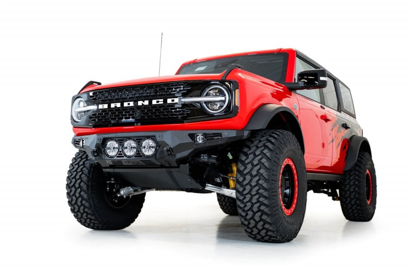 Addictive Desert Designs Bumpers - Steel Addictive Desert Designs 21-22 Ford Bronco Bomber Front Bumper (w/ 3 Rigid 360 Mounts)