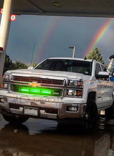 Load image into Gallery viewer, Quake LED Light Bar 32 Inch LED Light Bar Dual Row 180 Watt Combo White/Green Magma Series - QUDG394