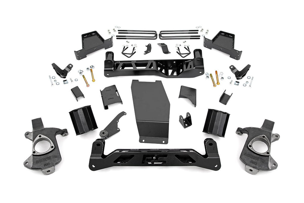 Rough Country Lift Kits 6 Inch GMC Suspension Lift Kit 14-18 Sierra 1500 Denal 4WD w/MagneRide Aluminum & Stamped Steel Rough Country - 18201