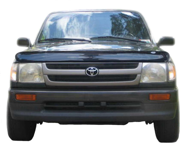 AVS Stone/Bug Deflectors AVS 95-00 Toyota Tacoma High Profile Bugflector II Hood Shield - Smoke