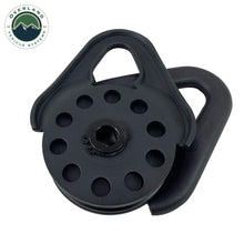 Load image into Gallery viewer, Overland Vehicle Systems Snatch Block Snatch Block Heavy Duty Matte Black Steel Overland Vehicle Systems - 19139805