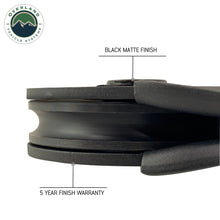Load image into Gallery viewer, Overland Vehicle Systems Snatch Block Snatch Block Heavy Duty Matte Black Steel Overland Vehicle Systems - 19139805